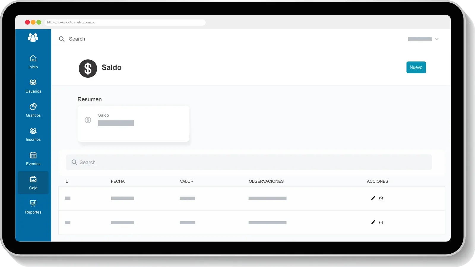 Control de Presupuesto